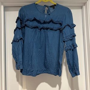 JCREW denim shirt size 2